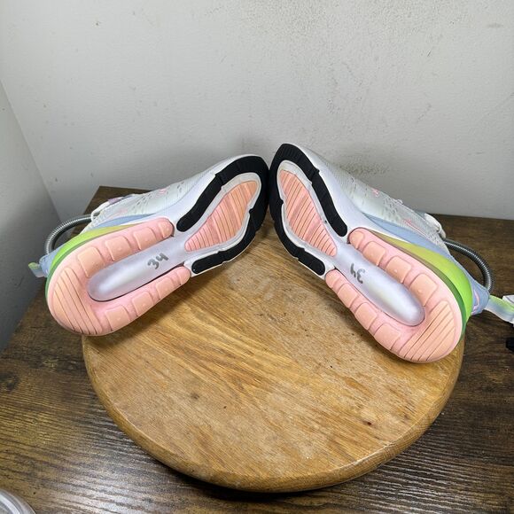 Nike Air Max 270 Shoes Womens Size 6.5 DD4459-100 Rainbow Gradient Heel Sneakers - Picture 7 of 8